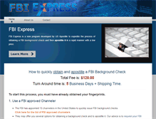 Tablet Screenshot of fbiexpress.com
